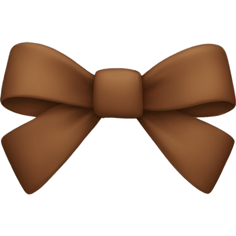 Brown bow emoji