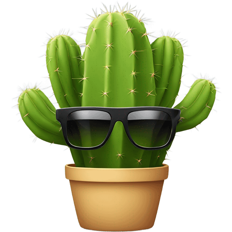 cactus with sunglasses emoji