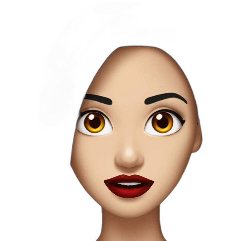 Megan fox as vampire emoji