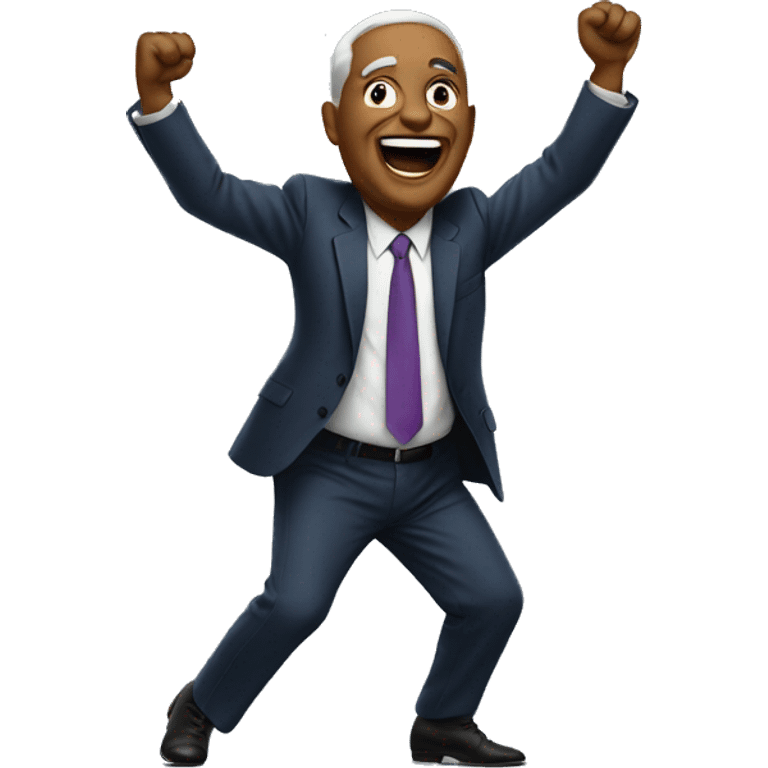 A politician dancing emoji