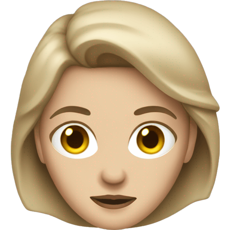 White woman spy with beige clothes emoji