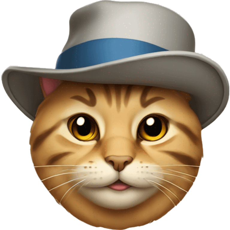 Cat in a hat  emoji