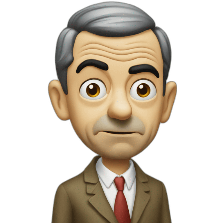 impatient Mr Bean emoji