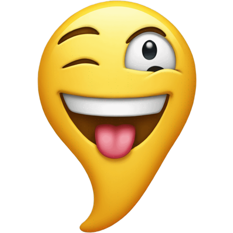 Emoji with tongue out emoji