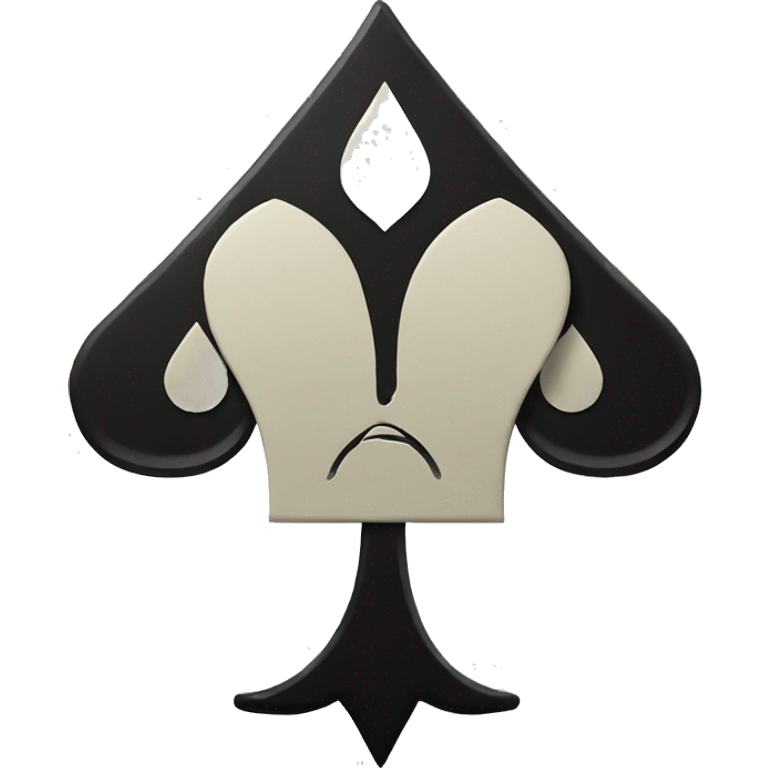 Queen of spades logo emoji