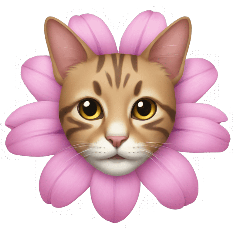 cat flower emoji