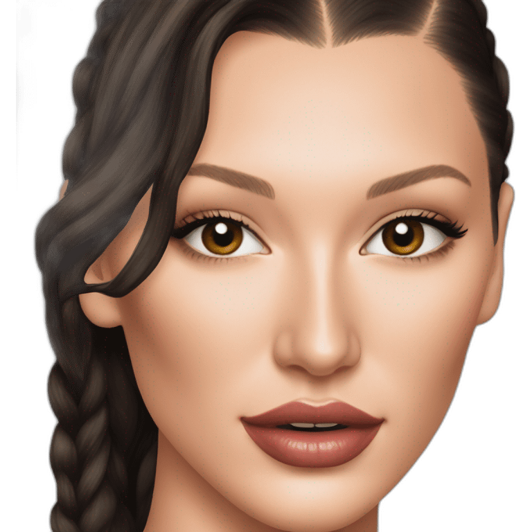 Bella Hadid emoji