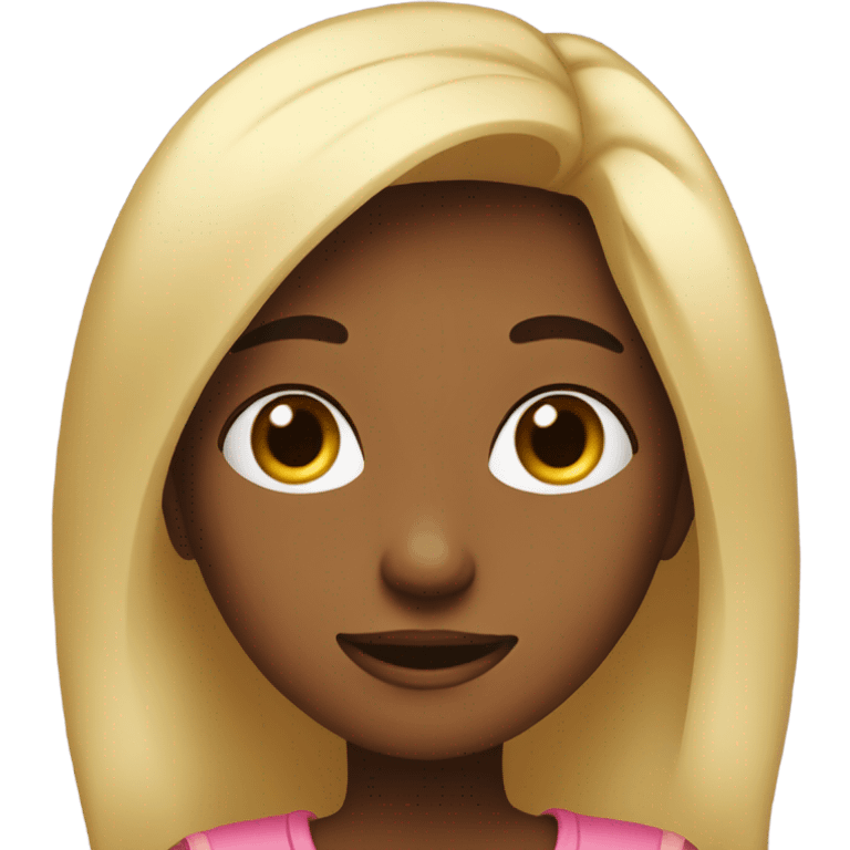 Imoji is a sweet girl who hits an emoji boy emoji