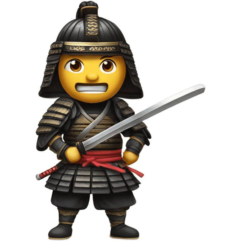 Samurai with a sword emoji