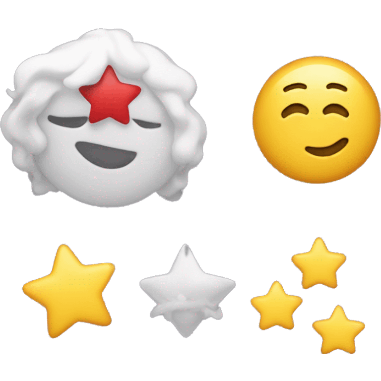 a diry with a star a heart and a little emoji who's smile on it and on the back line of write emoji