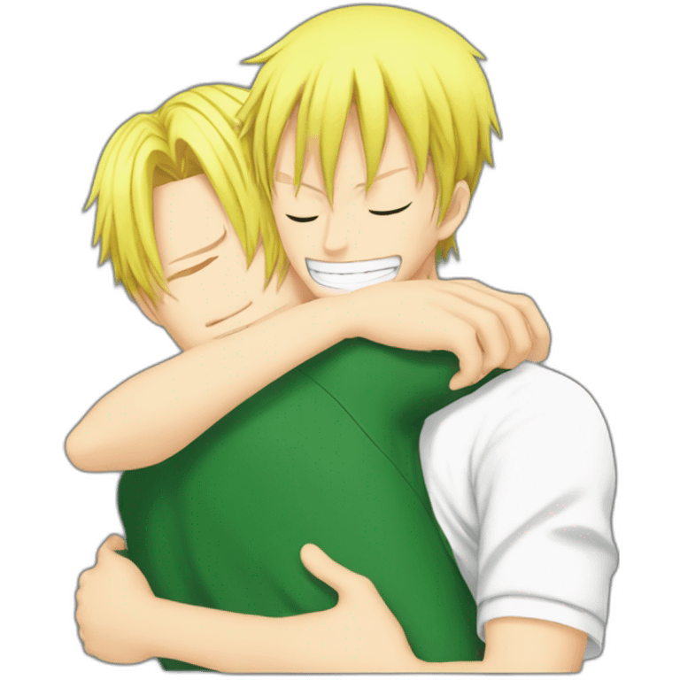 Zoro Hug Sanji emoji