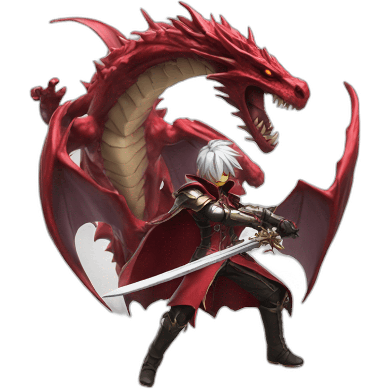 ragna of ragna crimson killing a dragon emoji