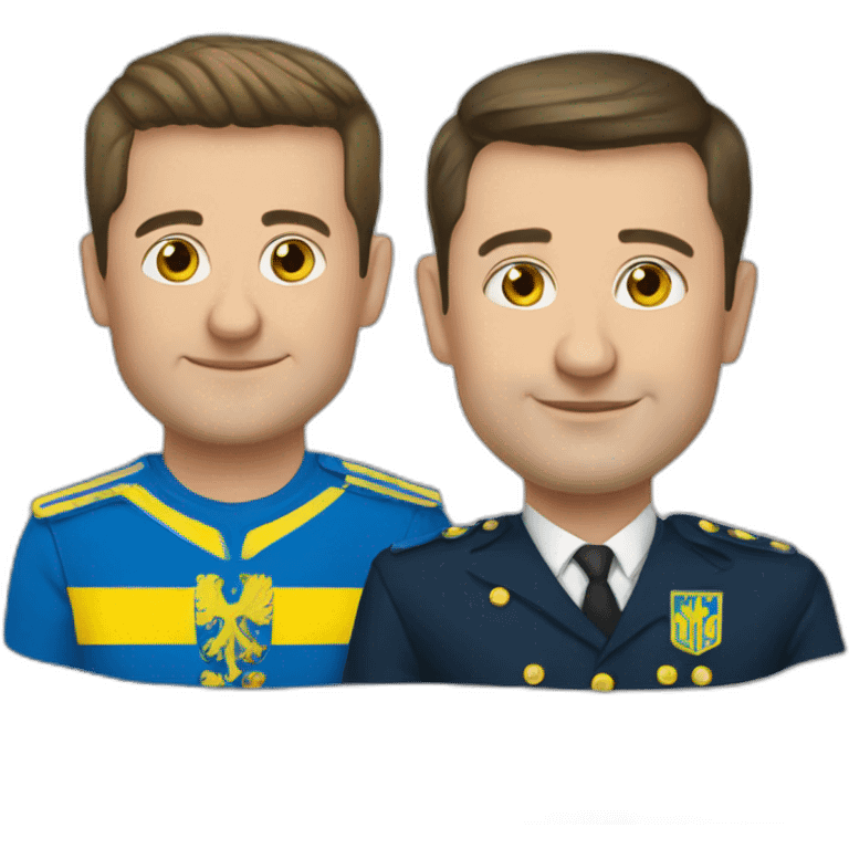 Zelensky and Ukraine emoji