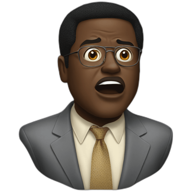 Bernie Mac shocked emoji