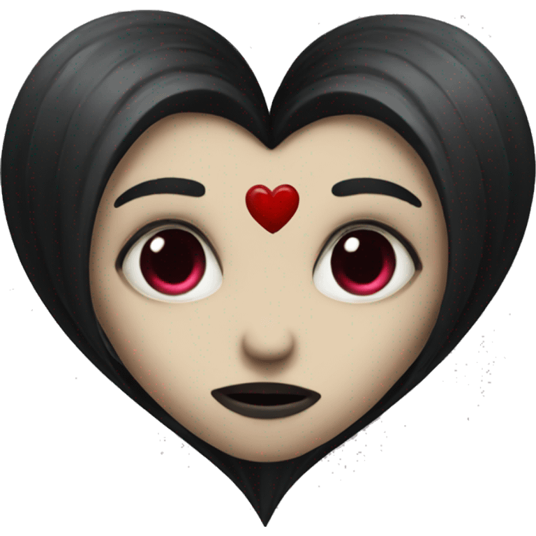 Gothic heart emoji