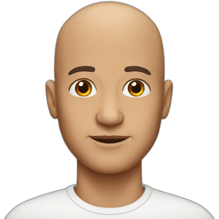 bald man emoji