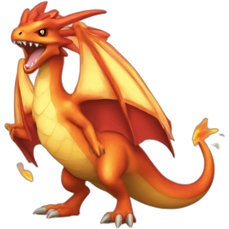 Dracaufeu pokémon emoji