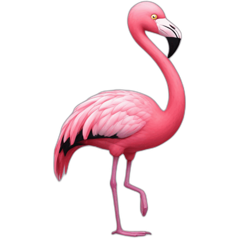 angry flamingo emoji