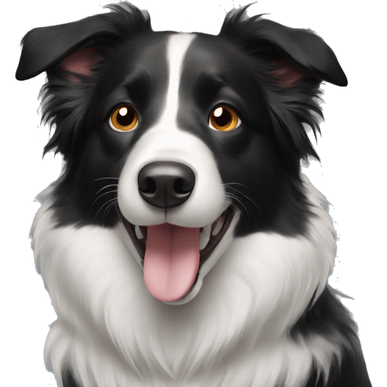 border collie smiling emoji