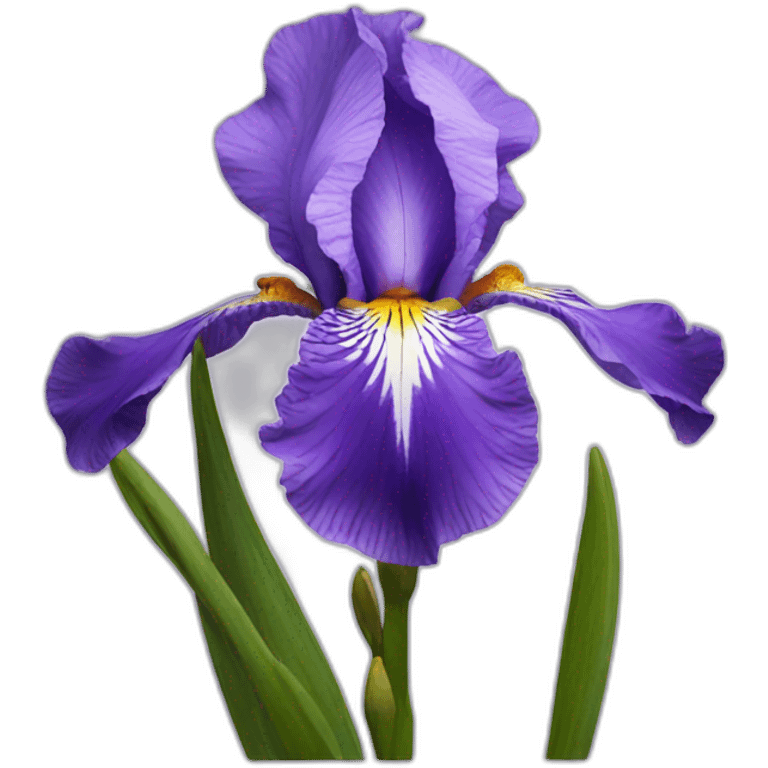 Iris flower emoji