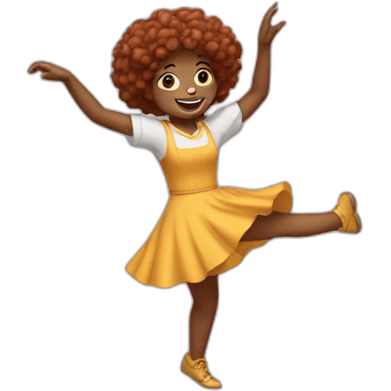 Annie dancing emoji