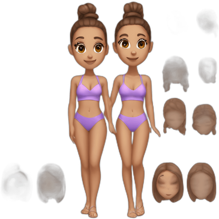 Ariana grande in swimsuit emoji