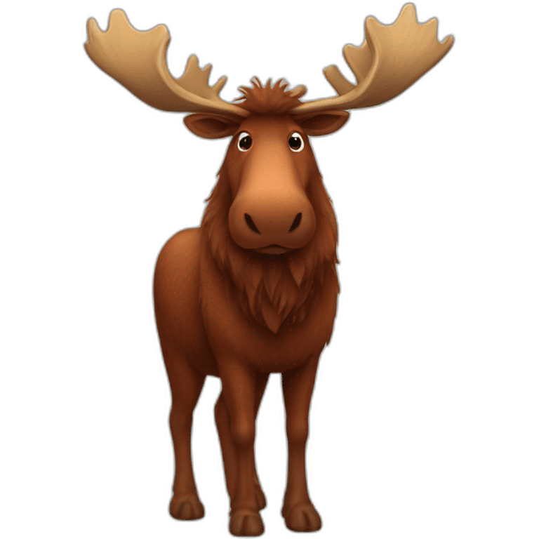 Moose red fur emoji