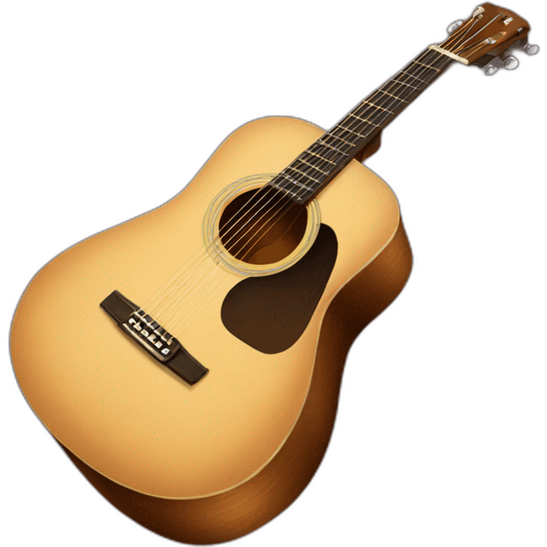 acoustic guitar emoji