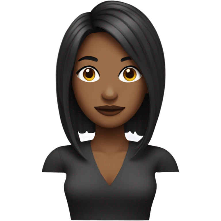 Layerd hair cut woman emoji