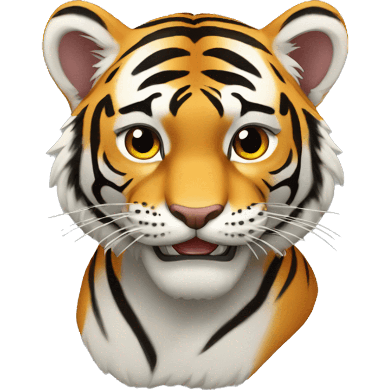 Tigre complet du corps emoji