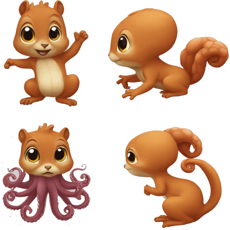 squirrel + octopus emoji