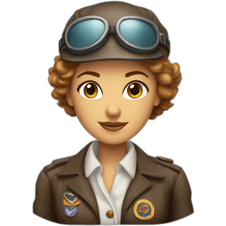 Amelia Earhart emoji