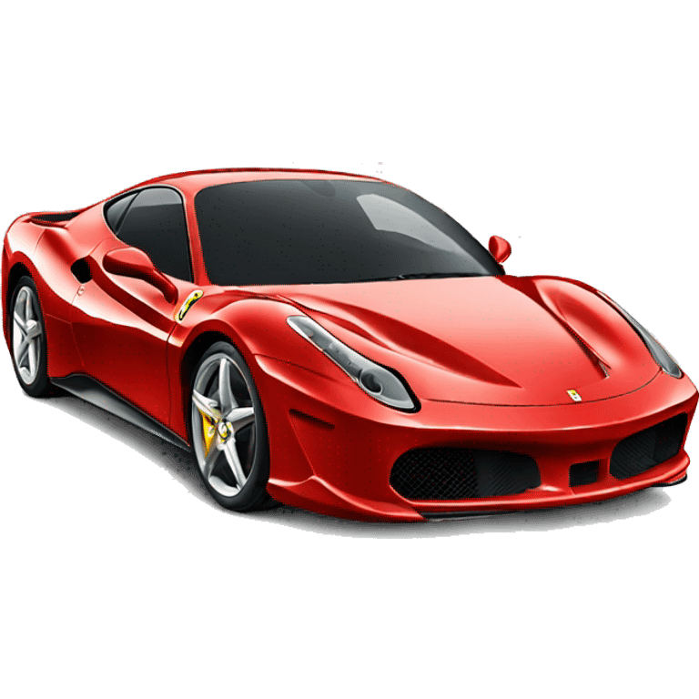 A pretty Ferrari car emoji