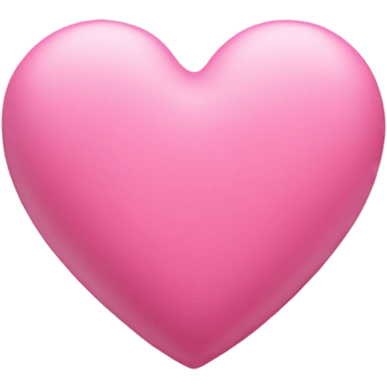 Matte pink heart  emoji