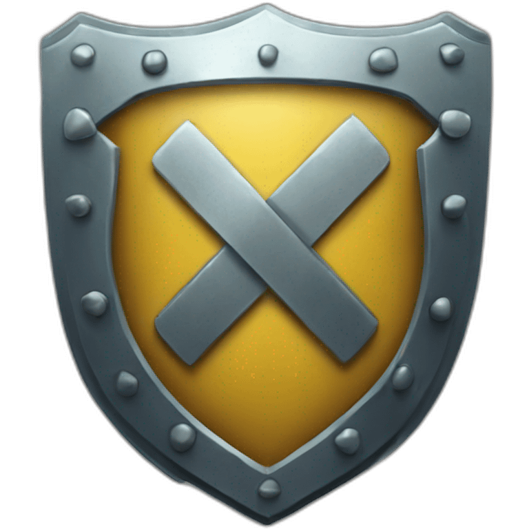 shield with letters GM  emoji