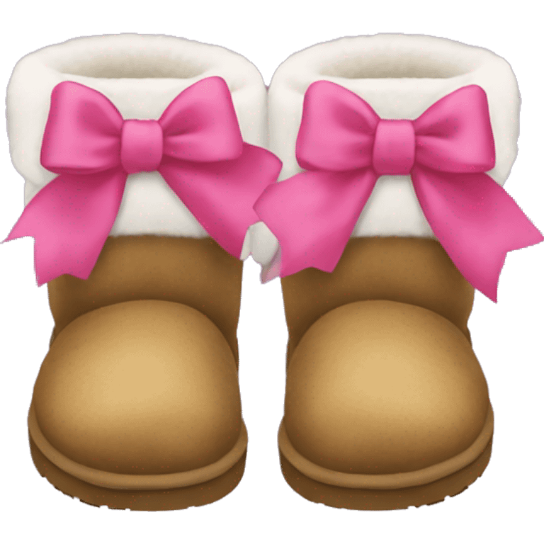 Uggs with bows emoji