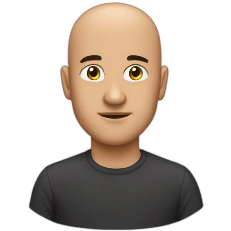 a mediocre bald guy emoji