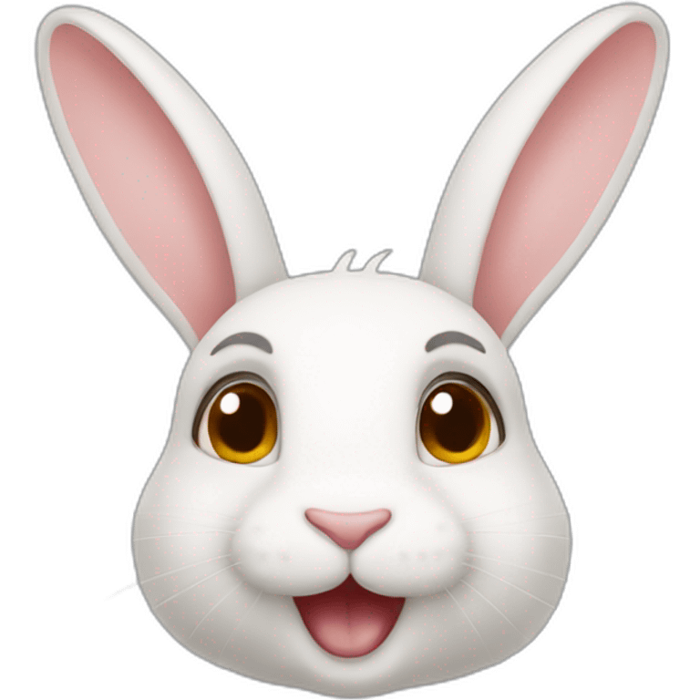 Lapin trop mignon emoji