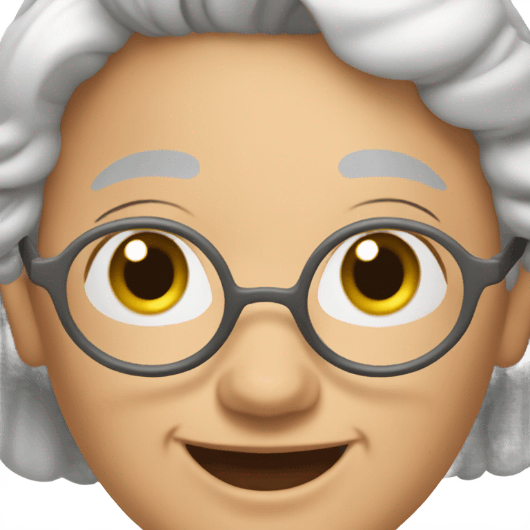 happy grandma  emoji