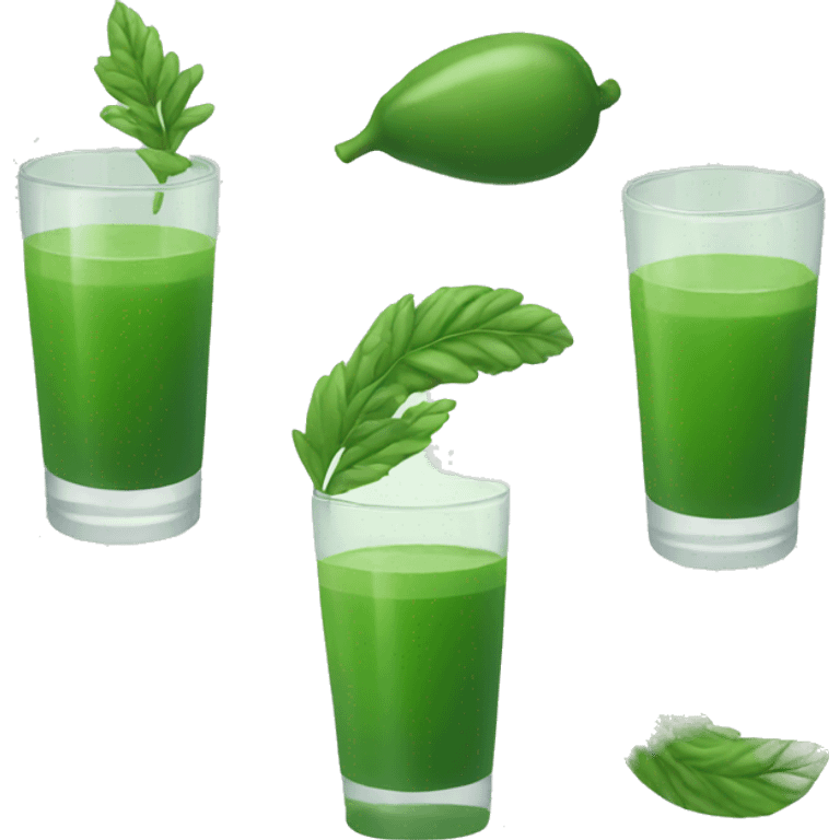 Green juice emoji