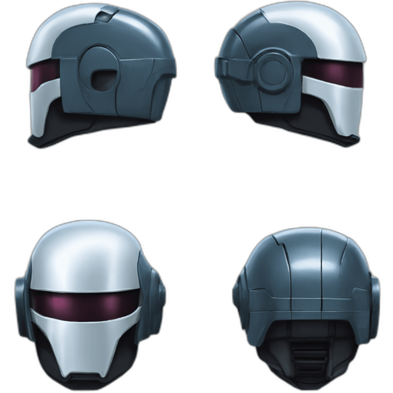 robocop head helmet 1980 emoji