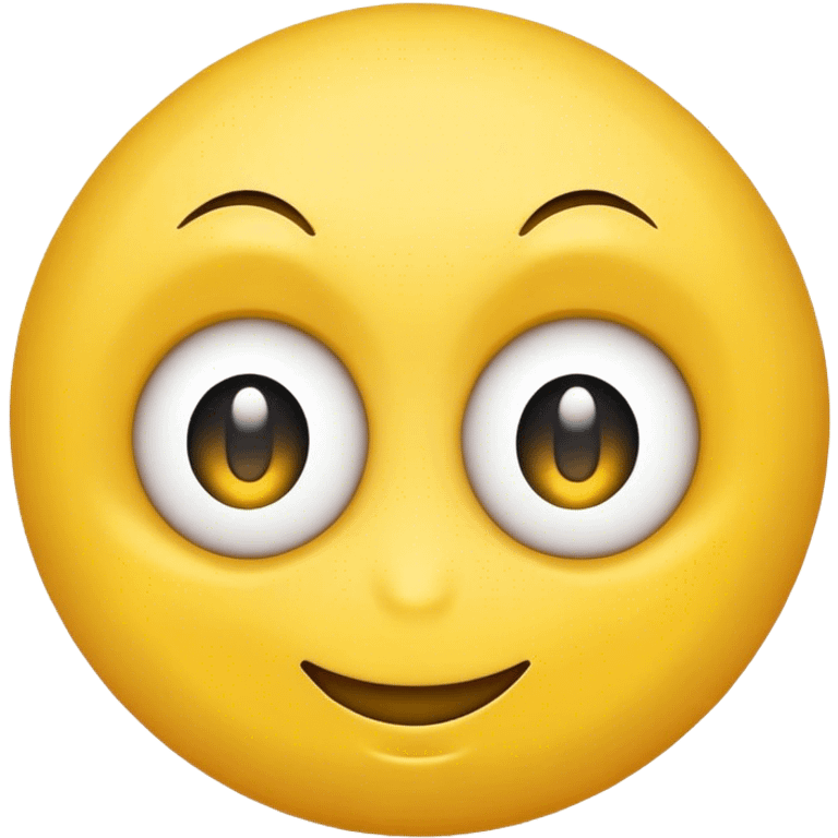 Smiley emoji with massive eyes emoji