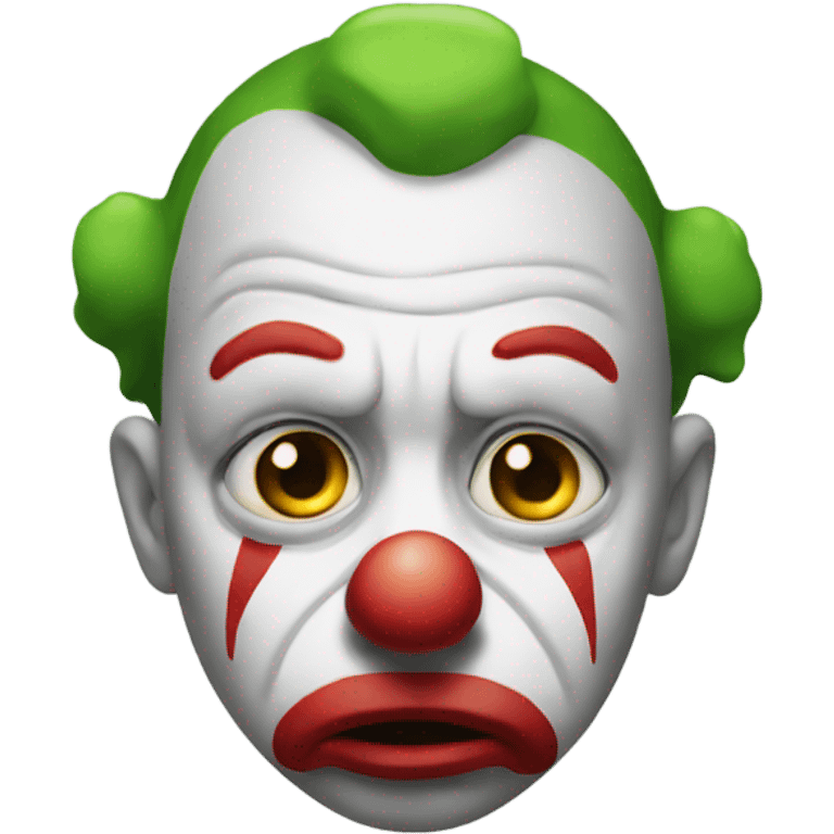 Sad clown  emoji