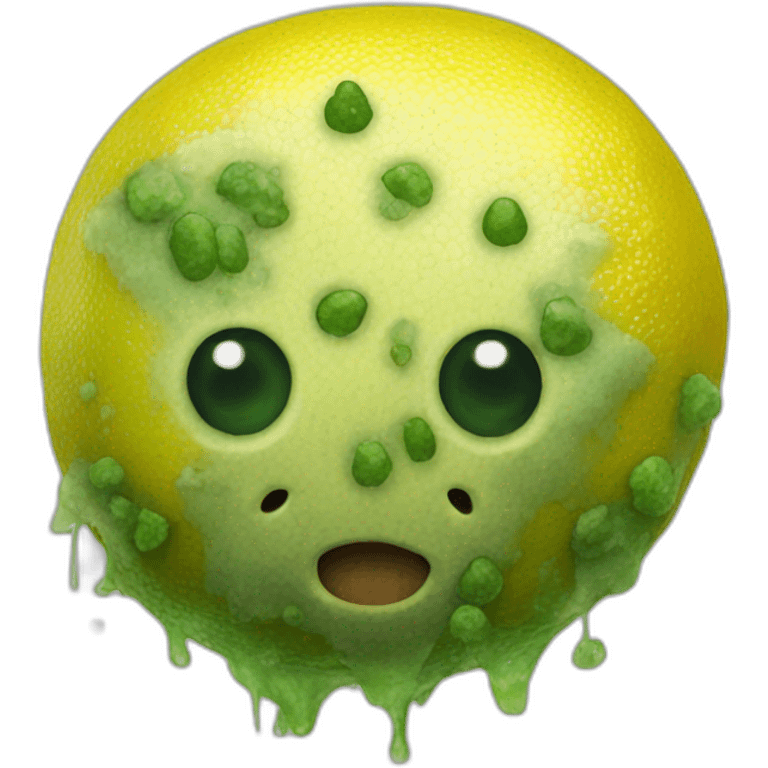 moldy lemon emoji