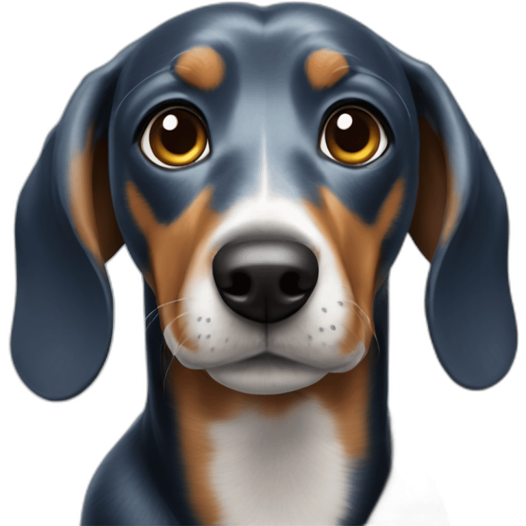 perro blue daschund parado emoji