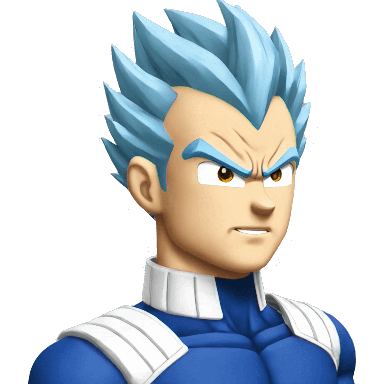 Vegeta blue emoji