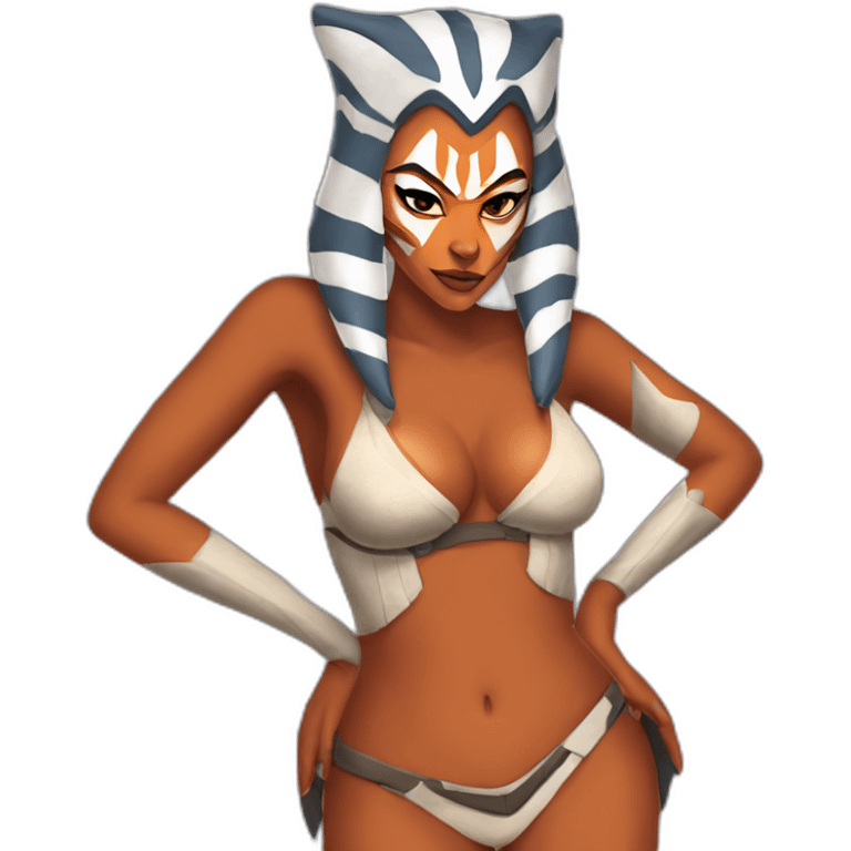 voluptuous ahsoka tano lingerie emoji