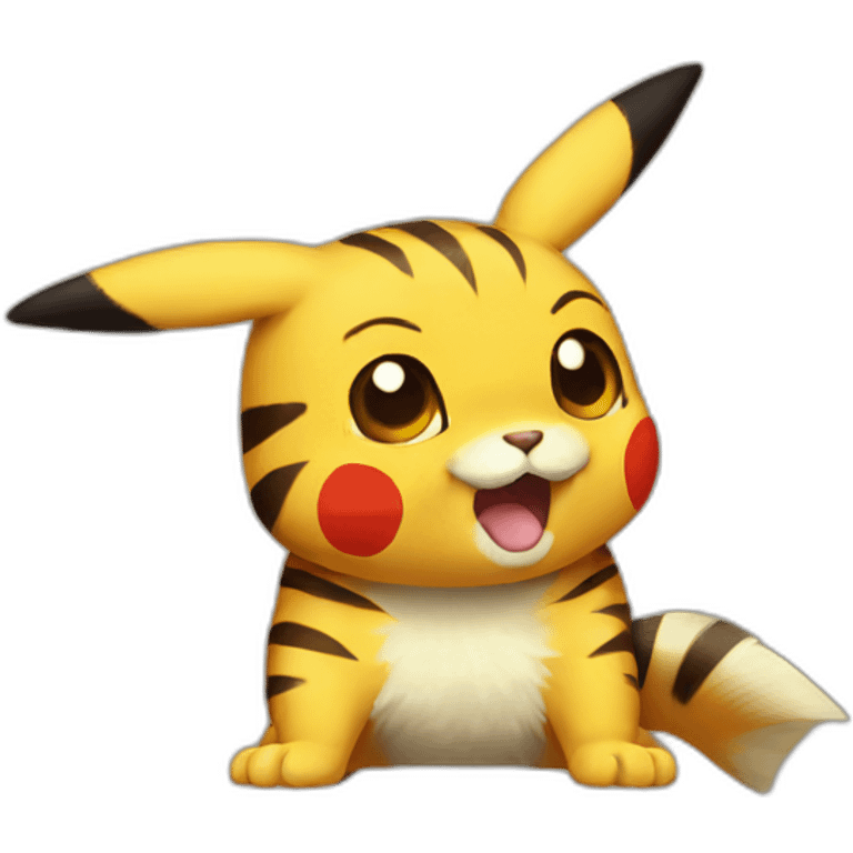 pikachu Tiger emoji