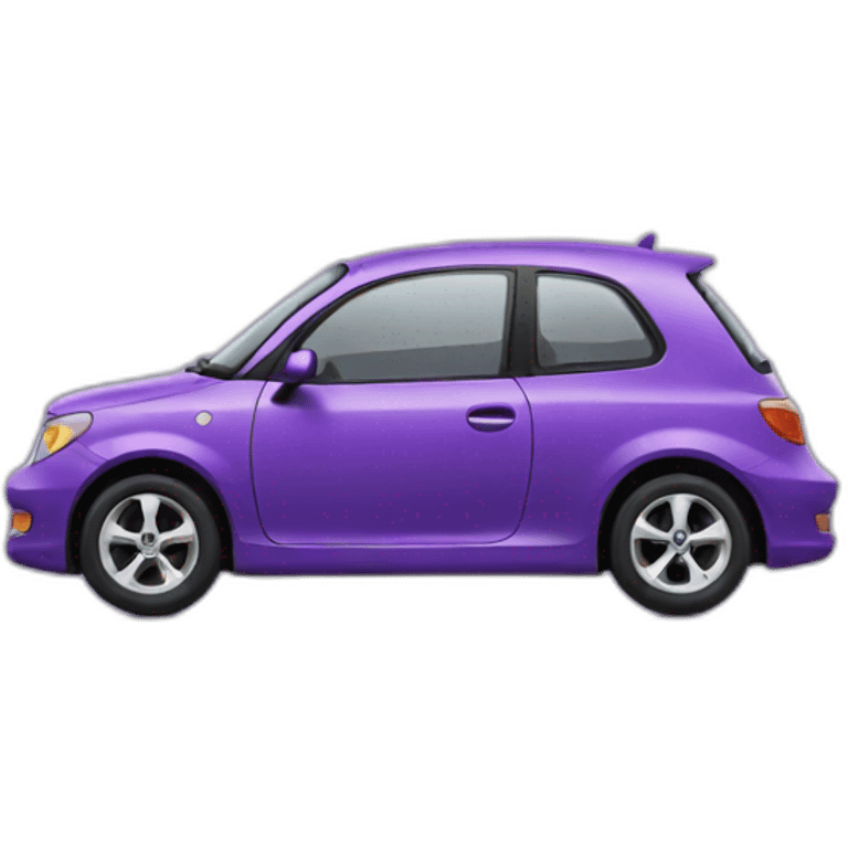 purple car emoji