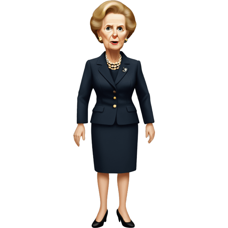 margaret thatcher full body emoji